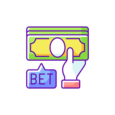 放置赌注RGB颜色图标