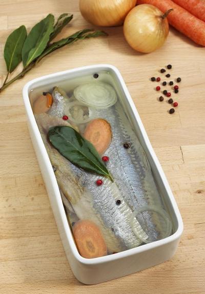 土豆油腌鲱鱼，法国菜