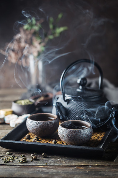 健康的绿茶