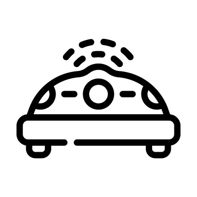 声音宠物玩具线图标矢量插图