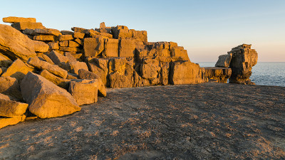 Pulpit Rock，波特兰岛，侏罗纪海岸，多塞特，英国