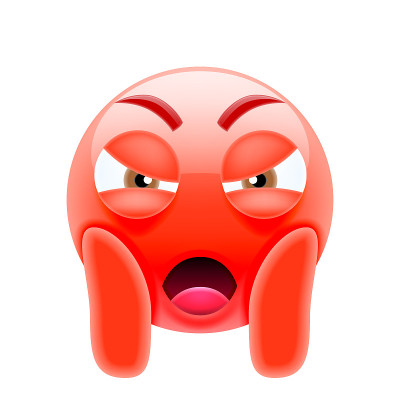 恐惧表情中的尖叫表情