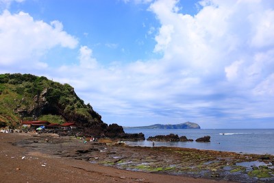 承山日出峰，联合国教科文组织世界遗产，日出峰，日出峰，岩石，火山口，悬崖，