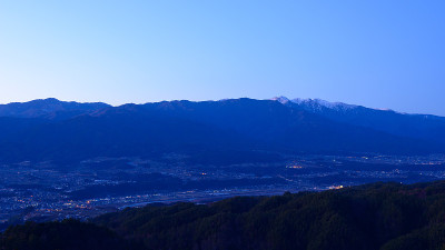 日本长野饭田市的城市景观