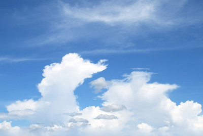 蓝色的天空