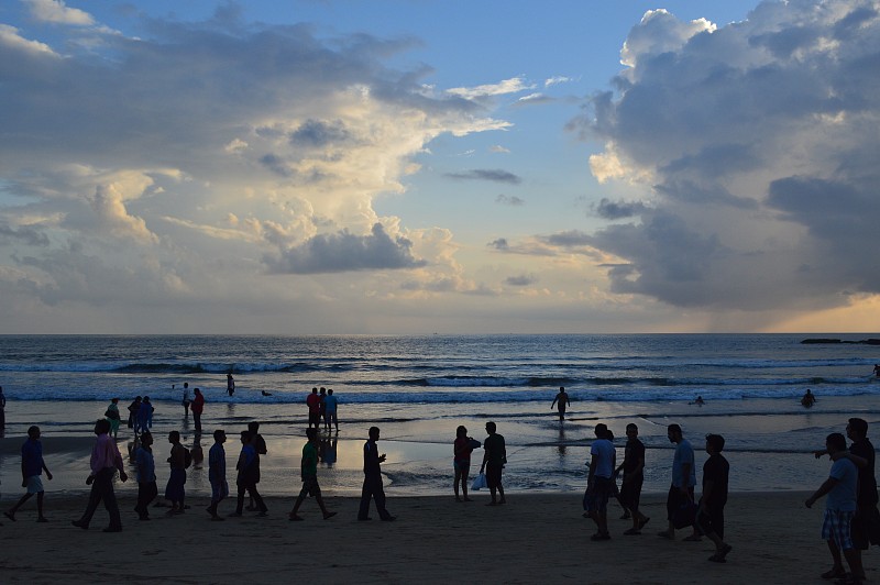 Calangute海滩，果阿，印度