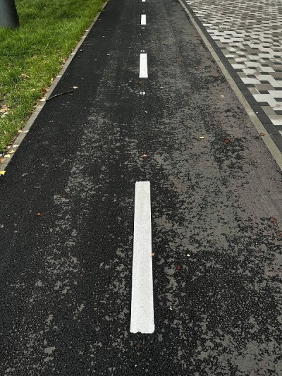 城市的自行车道