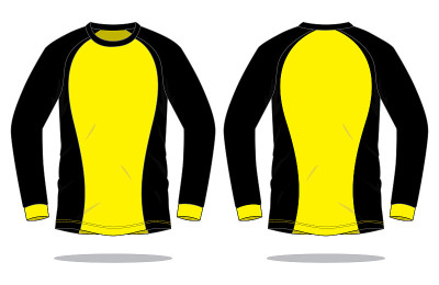 Long Sleeve T-Shirt Design Vector