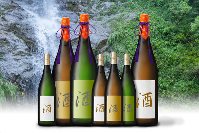 日本清酒瓶形象