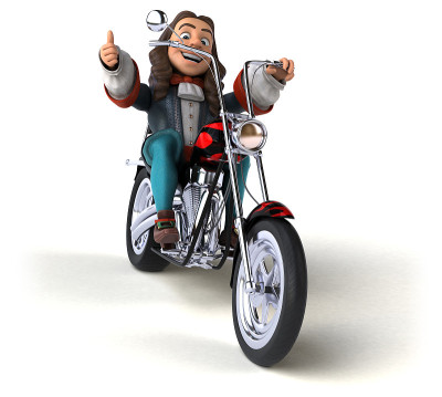 3D插图的卡通人在历史巴洛克服装
