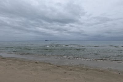 泰国海面上的热带风暴云