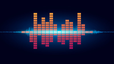 线声波抽象背景