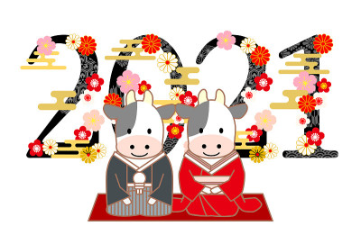 2021年的牛年——日本民间艺术图案的牛