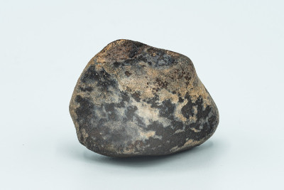 Chondrite Meteorite isolated, a piece of rock form