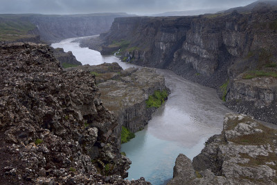 Jokulsa河峡谷，岛