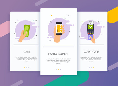 Onboarding screens user interface kit for mobile a
