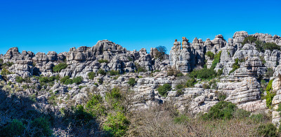 El Torcal de Antequera, Andalusia, Spain，在Antequer