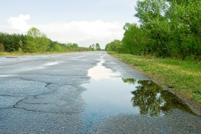 雨后的路