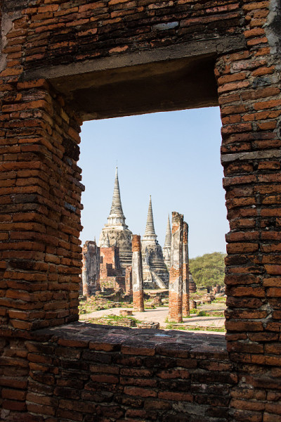 Wat Phra Si Sanphet, Ayutthaya，泰国