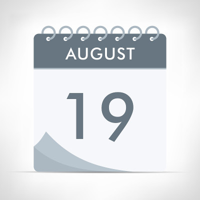 8月19日-日历图标