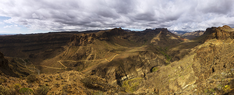 火山山脉全景