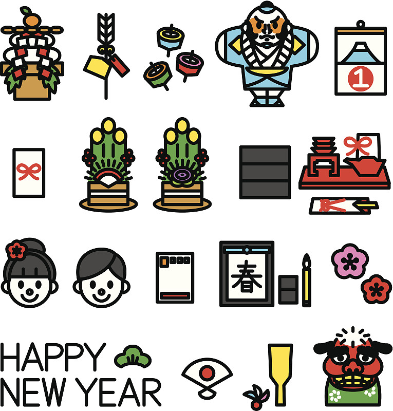日本的新年套装