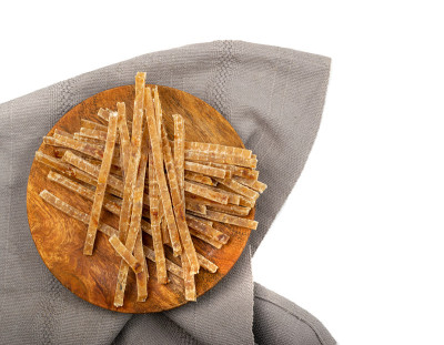 Dried Fish Isolated, Dry Salted Seafood Snack, Sto