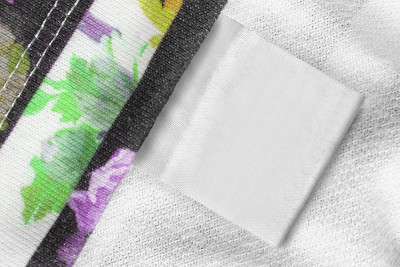 空白衣服标签