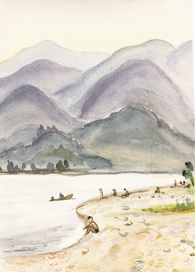 巴统附近的海岸