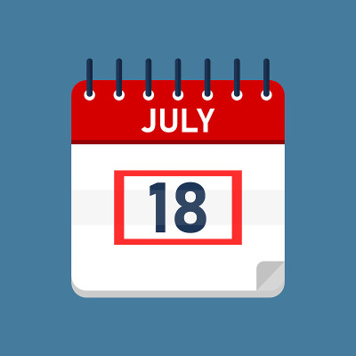 日历7月18日