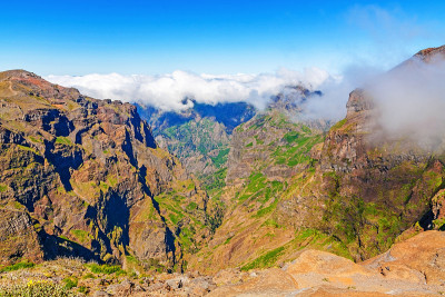 马德拉火山景观