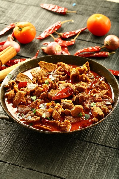 传统牛肉咖喱。