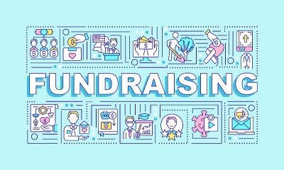 Fundraising word concepts banner