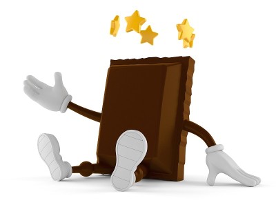 头部有星星的巧克力角色