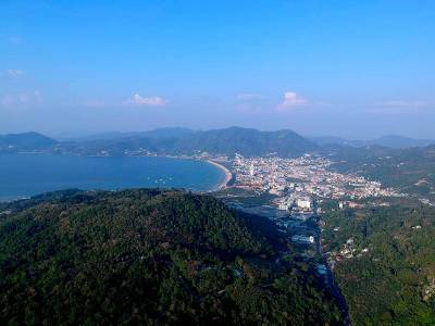 泰国普吉岛全景鸟瞰图
