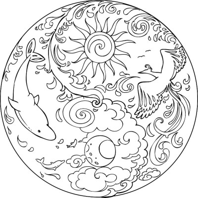 着色陶曼荼罗 Diksha
