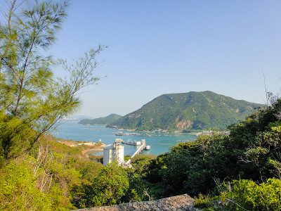 索罟湾野餐湾景色。南丫岛。香港