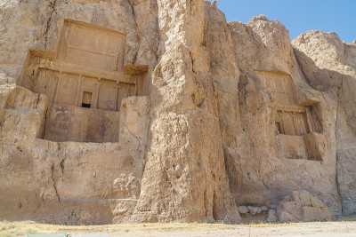 伊朗设拉子伊朗波斯波利斯naqsh-e rustam坟墓