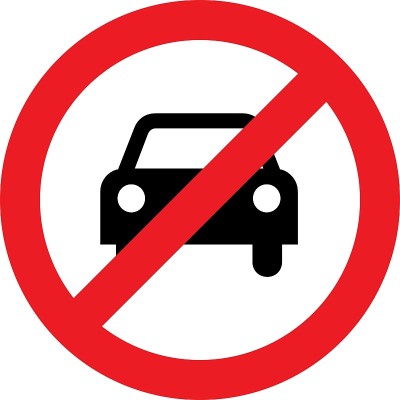 不准开车，不准停车