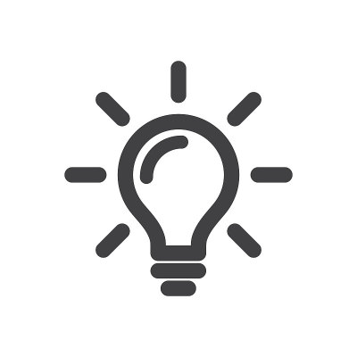 经营理念图标。简单的光图标矢量
