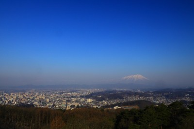 岩手山早晨燃烧岩手山