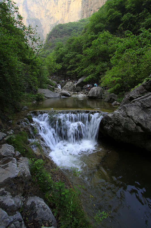 2015年5月2日，焦作市云台山风景区自然风光