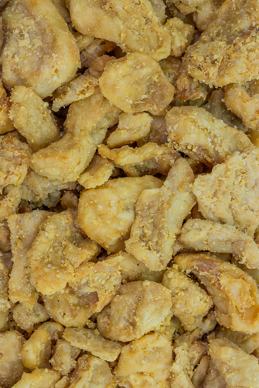 猪肉Cracklin背景