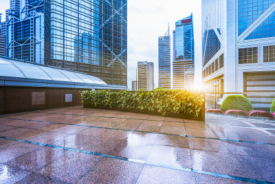 香港的商业区