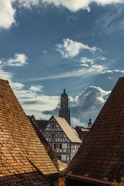 巴伐利亚老城区Nördlingen