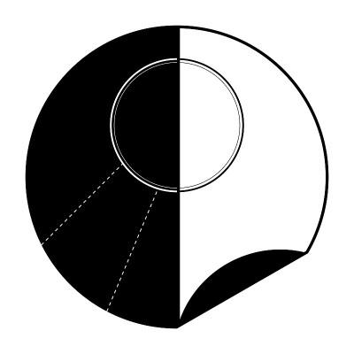 孤立的空销售标签