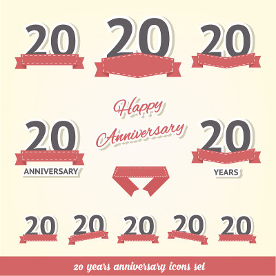 20周年纪念图标收藏