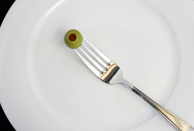 在节食