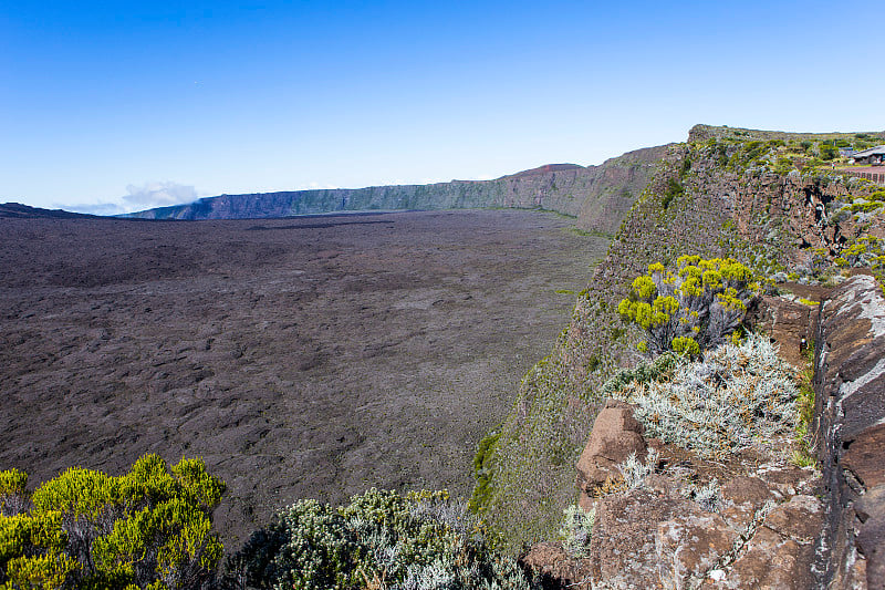 法国留尼汪岛拉福奈斯火山