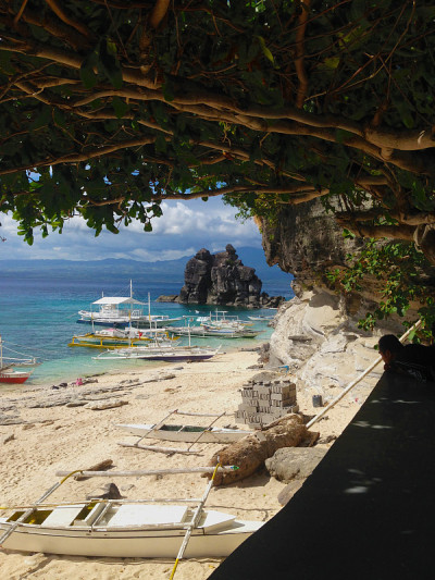 美丽的阿波岛海滩，靠近Dumaguete，内格罗东方，菲律宾